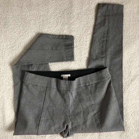 NOT FOR SALE RIGHT NOW! Black & White Patterned Stretch Pants H&M Size 12 - Picture 3 of 8